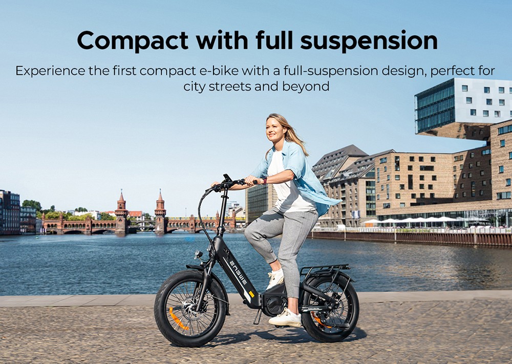 ENGWE L20 3 0 Pro Electric Bike 250W Motor 48V 15Ah Battery 20x3 0 inch Tire 160km Max Range Hydraulic Brake Full Suspens