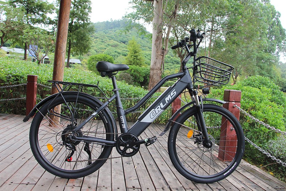 Orlms City 26 Electric Bike  500W Motor  48V 15Ah Battery  26*1 75 inch Tires  45km/h Max Speed  55km Max Range  Mechanical Dis