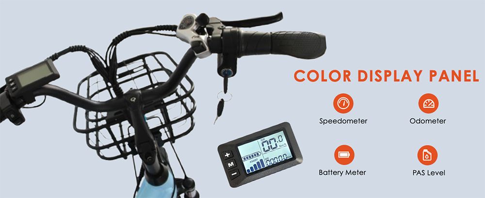 Orlms City 26 Electric Bike 500W Motor 48V 15Ah Battery 26*1 75 inch Tires 45km/h Max Speed 55km Max Range Mechanical Dis