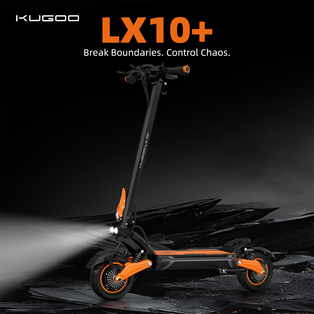 Kugoo LX10 E-Scooter with Superior Comfort and All-Terrain Stability