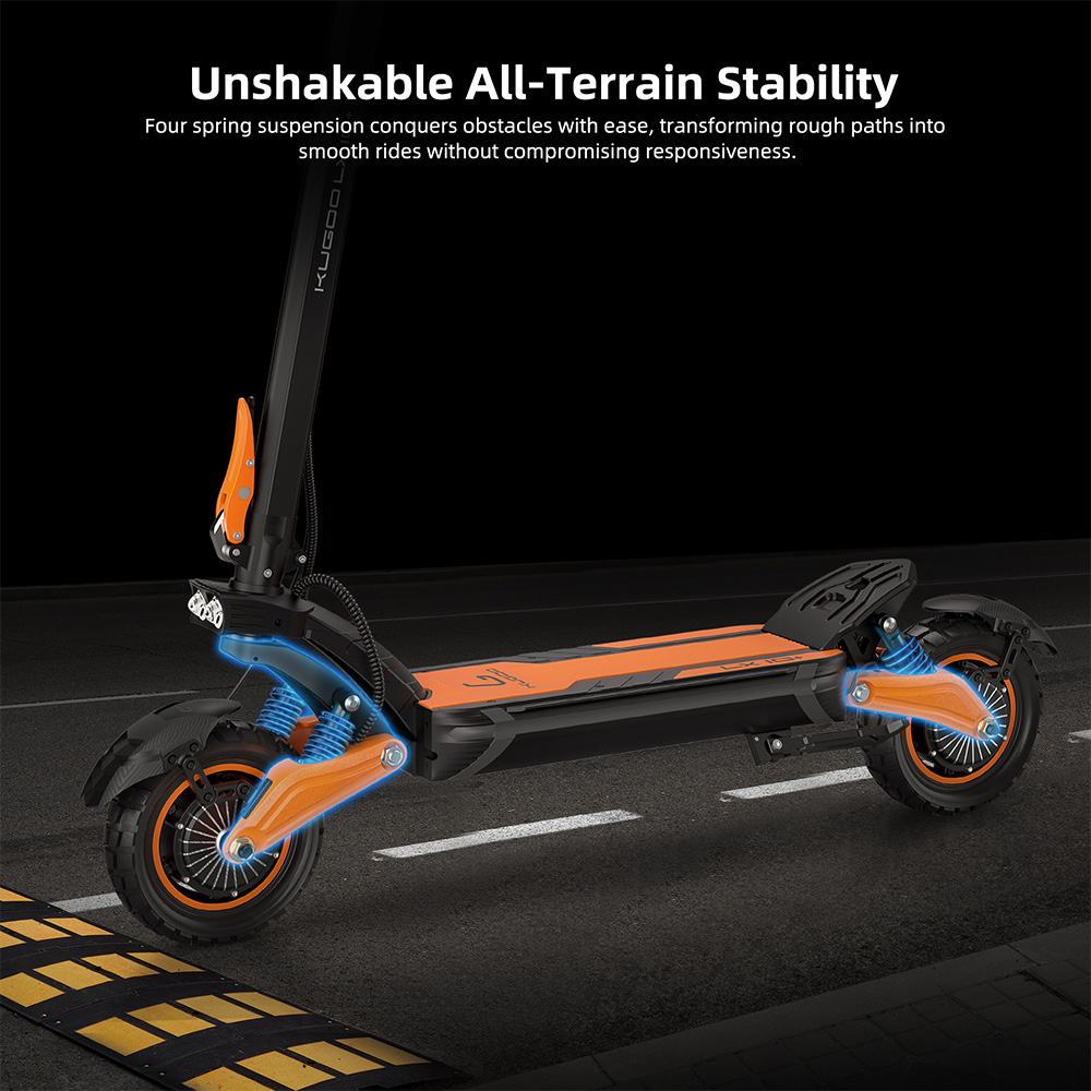 Kugoo LX10 E-Scooter with Superior Comfort and All-Terrain Stability