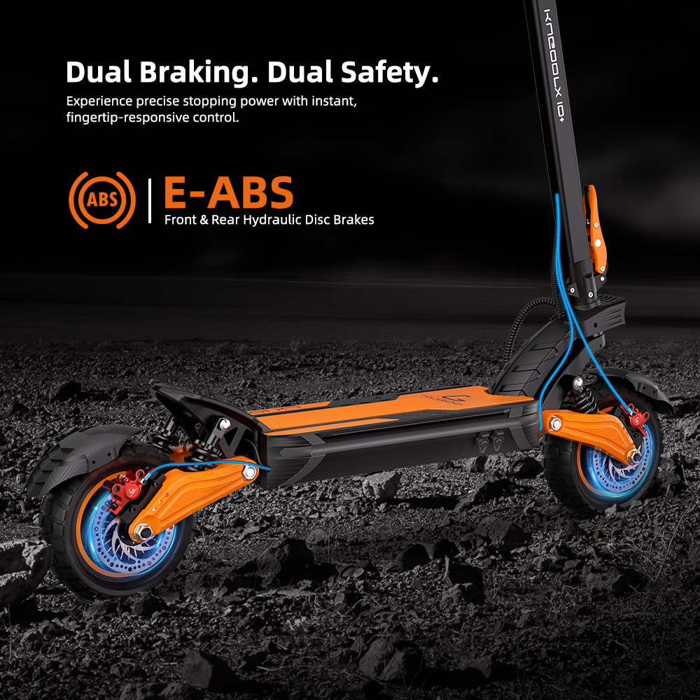 Kugoo LX10 E-Scooter with Superior Comfort and All-Terrain Stability