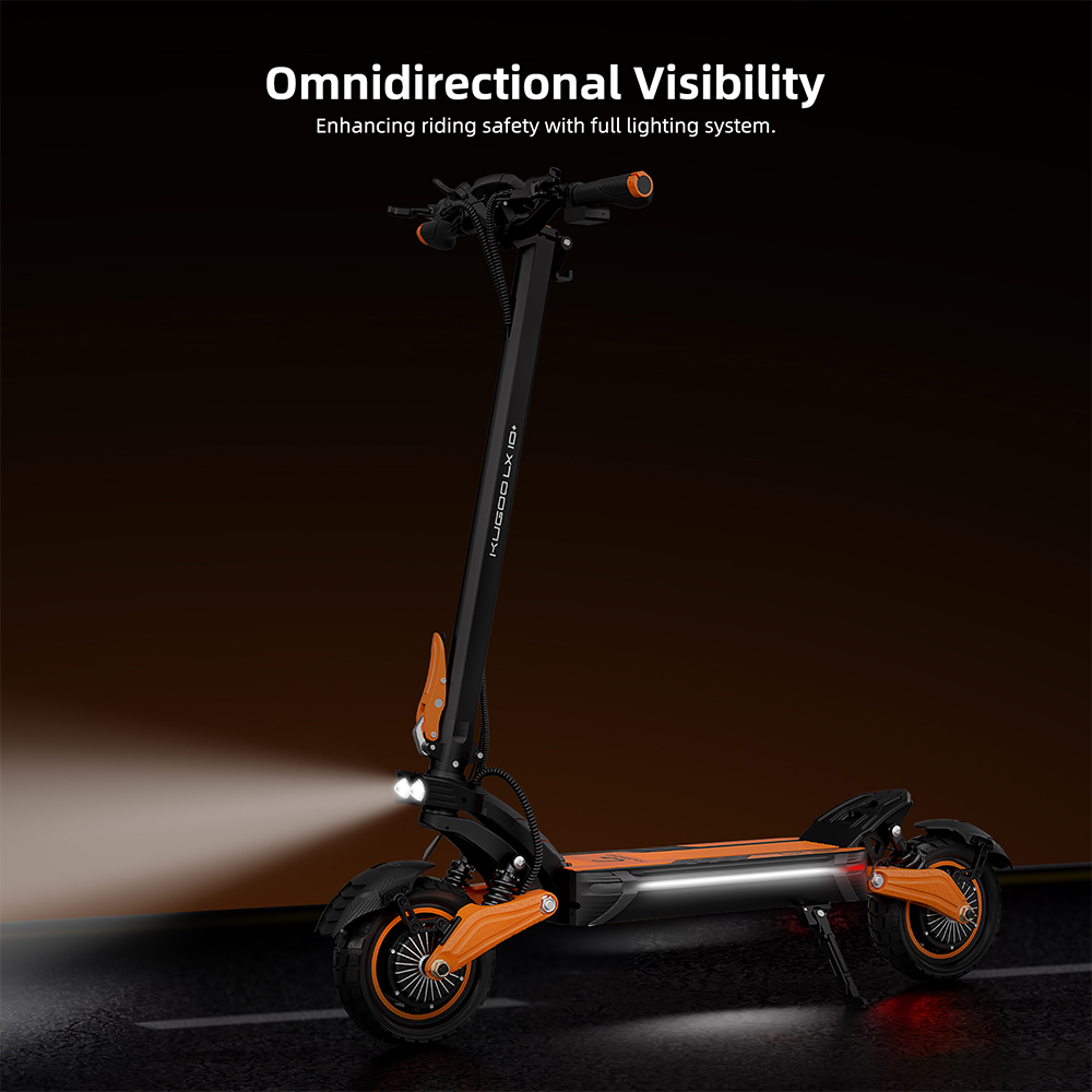Kugoo LX10 E-Scooter with Superior Comfort and All-Terrain Stability