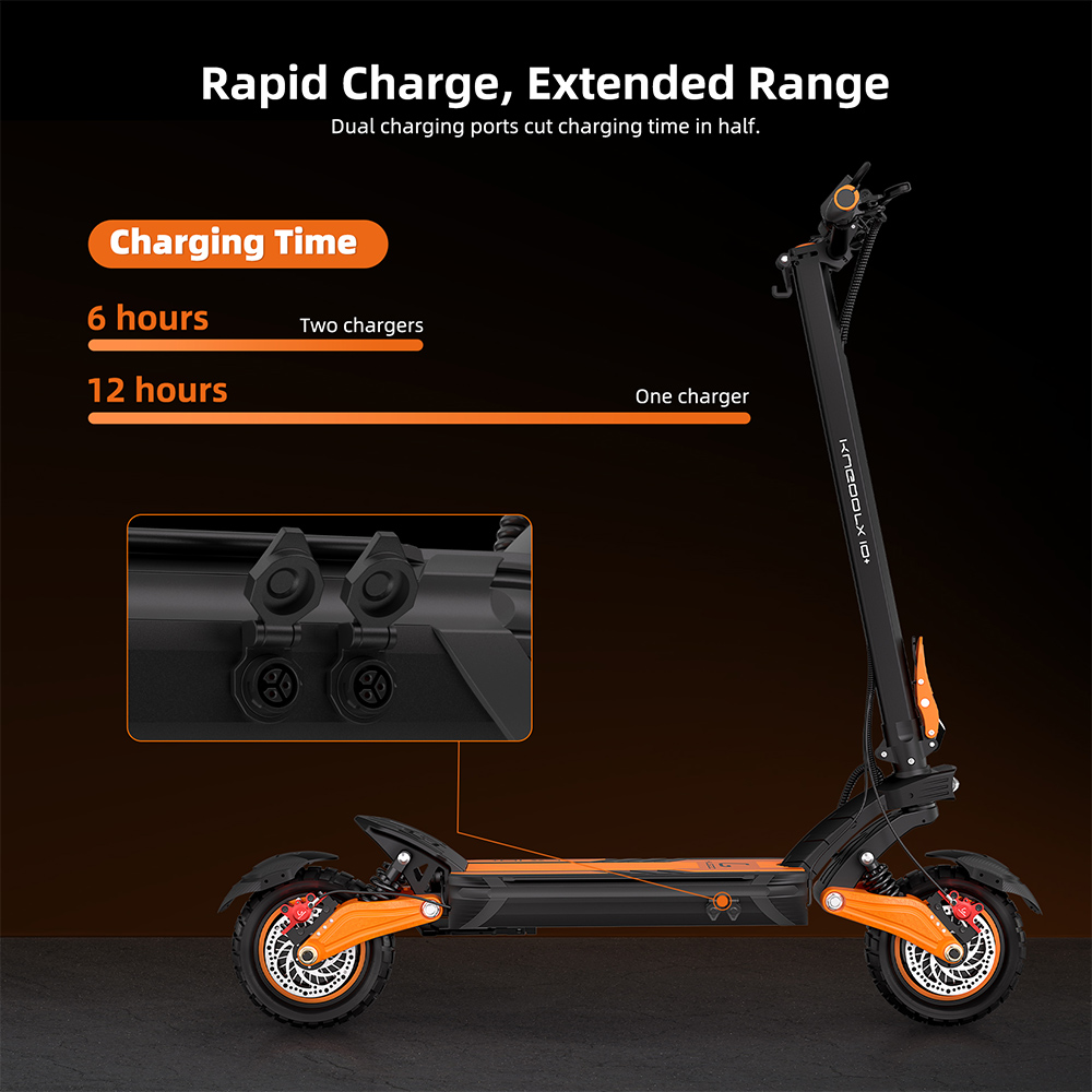 Kugoo LX10 E-Scooter with Superior Comfort and All-Terrain Stability