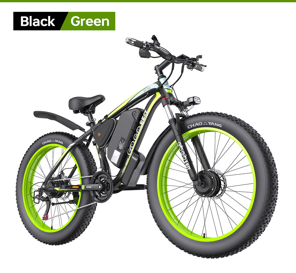 GOGOBEST GF700 Electric Bike 2*500W Dual Motor 48V 18 2Ah Battery 26*4 0 inch Tires 25km/h Max Speed 70km Max Range Mecha