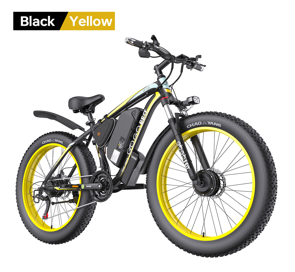 GOGOBEST GF700 Electric Bike 2*500W Dual Motor 48V 18 2Ah Battery 26*4 0 inch Tires 25km/h Max Speed 70km Max Range Mecha