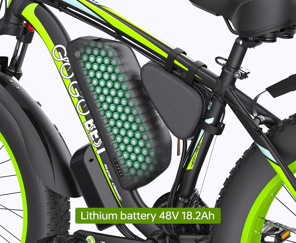 GOGOBEST GF700 Electric Bike 2*500W Dual Motor 48V 18 2Ah Battery 26*4 0 inch Tires 25km/h Max Speed 70km Max Range Mecha