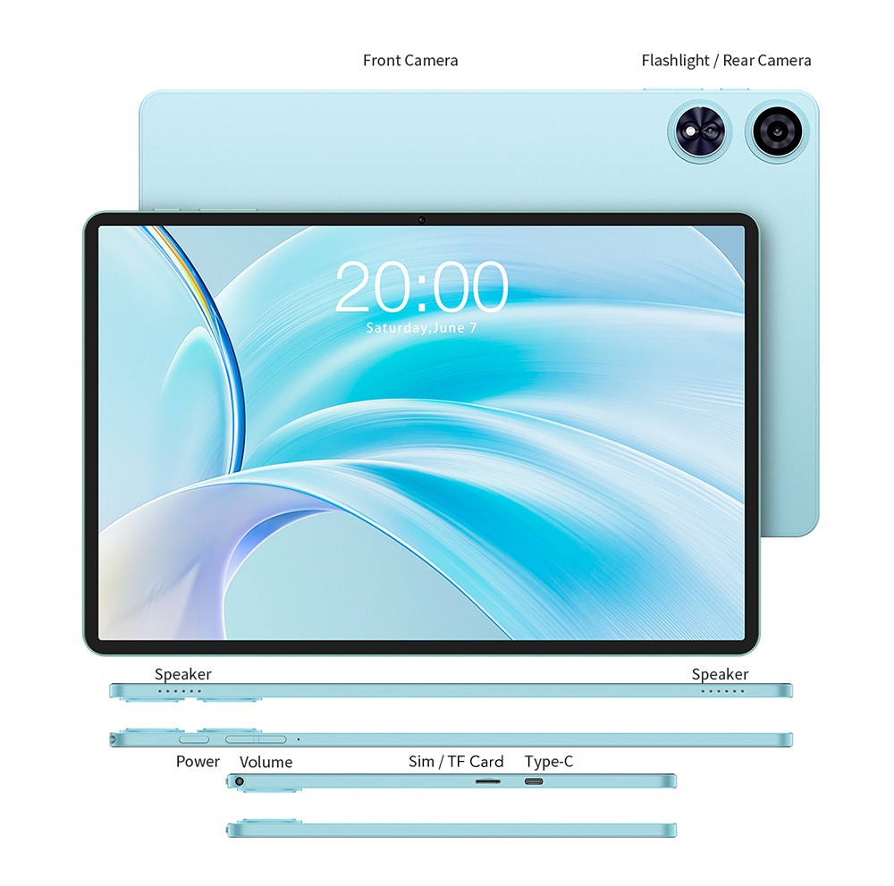Teclast P50 Case Android 14 tablet 11 inch 1280*800 Touchscreen UNISOC T606 Octa-Core 1 6GHz 4GB 8GB Expansion RAM 128GB ROM