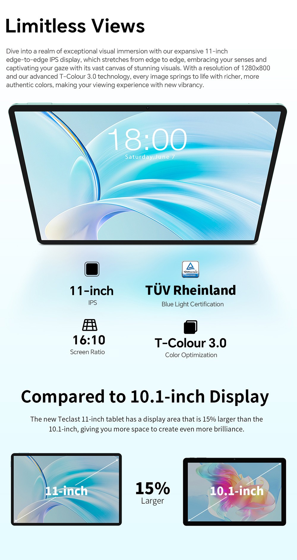 Teclast P50 Case Android 14 tablet 11 inch 1280*800 Touchscreen UNISOC T606 Octa-Core 1 6GHz 4GB 8GB Expansion RAM 128GB ROM