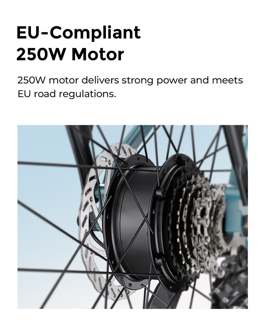 ENGWE P275 SE Electric Bike  250W Motor  36V 13Ah Battery  27 5 inch Tires  25km/h Max Speed  100km Range  Hydraulic Disc Brake