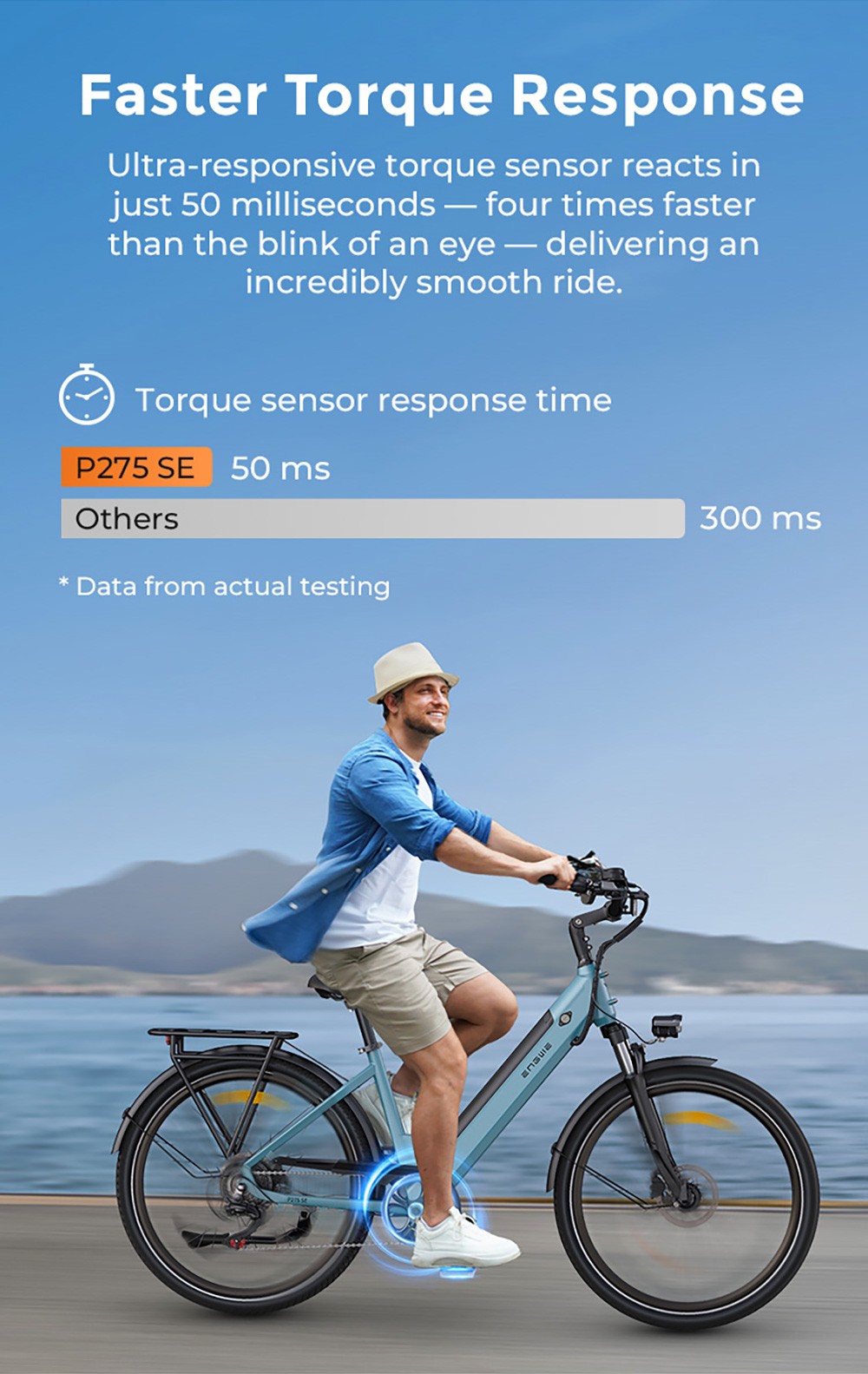 ENGWE P275 SE Electric Bike  250W Motor  36V 13Ah Battery  27 5 inch Tires  25km/h Max Speed  100km Range  Hydraulic Disc Brake