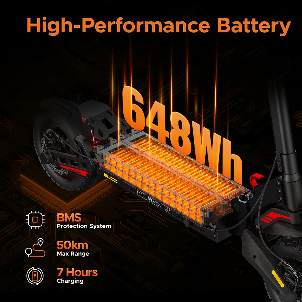 ENGWE Y400 Electric Scooter 500W Motor 48V 13 5Ah Battery 10 inch Tires 45km/h Max Speed 50km Range Mechanical Disc Brake