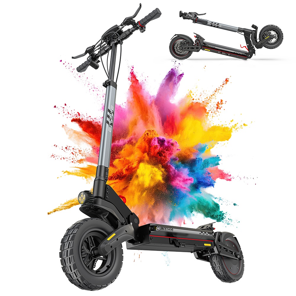 ENGWE Y400 Electric Scooter  500W Motor  48V 13 5Ah Battery  10 inch Tires  45km/h Max Speed  50km Range  Mechanical Disc Brake