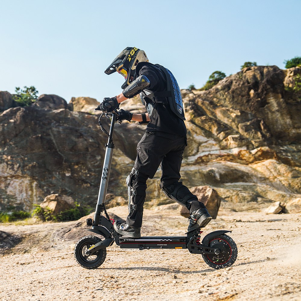 ENGWE Y400 Electric Scooter  500W Motor  48V 13 5Ah Battery  10 inch Tires  45km/h Max Speed  50km Range  Mechanical Disc Brake