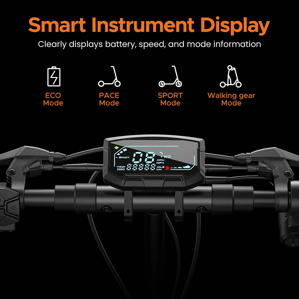 ENGWE Y400 Electric Scooter  500W Motor  48V 13 5Ah Battery  10 inch Tires  45km/h Max Speed  50km Range  Mechanical Disc Brake