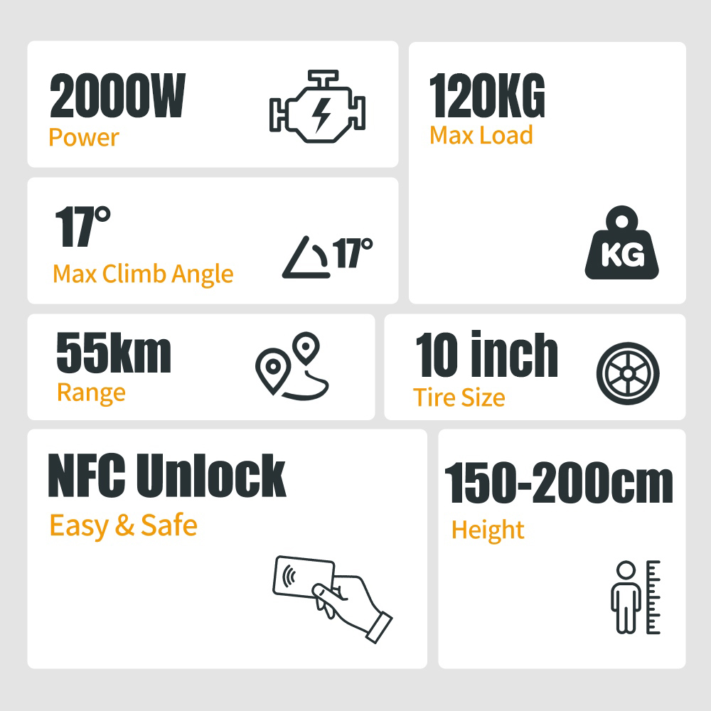 TWOFISH TW3 PRO Electric Scooter 1000W*2 Motor 52V 23Ah Battery 11 inch Tires 60km/h Max Speed 55km Range Dual Disc Brake