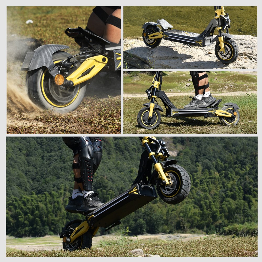 TWOFISH TW3 PRO Electric Scooter 1000W*2 Motor 52V 23Ah Battery 11 inch Tires 60km/h Max Speed 55km Range Dual Disc Brake