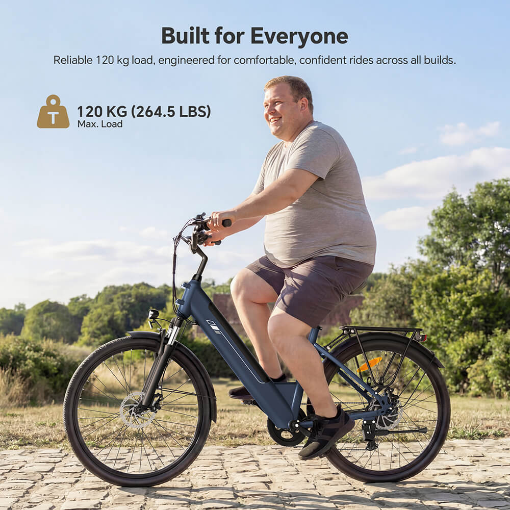 Foride Roamer 2 Step-Thru Electric Bike 250W Motor 36V 15 6Ah Battery 26'×1 75' Tires 25km/h Max Speed 100km Max Range M