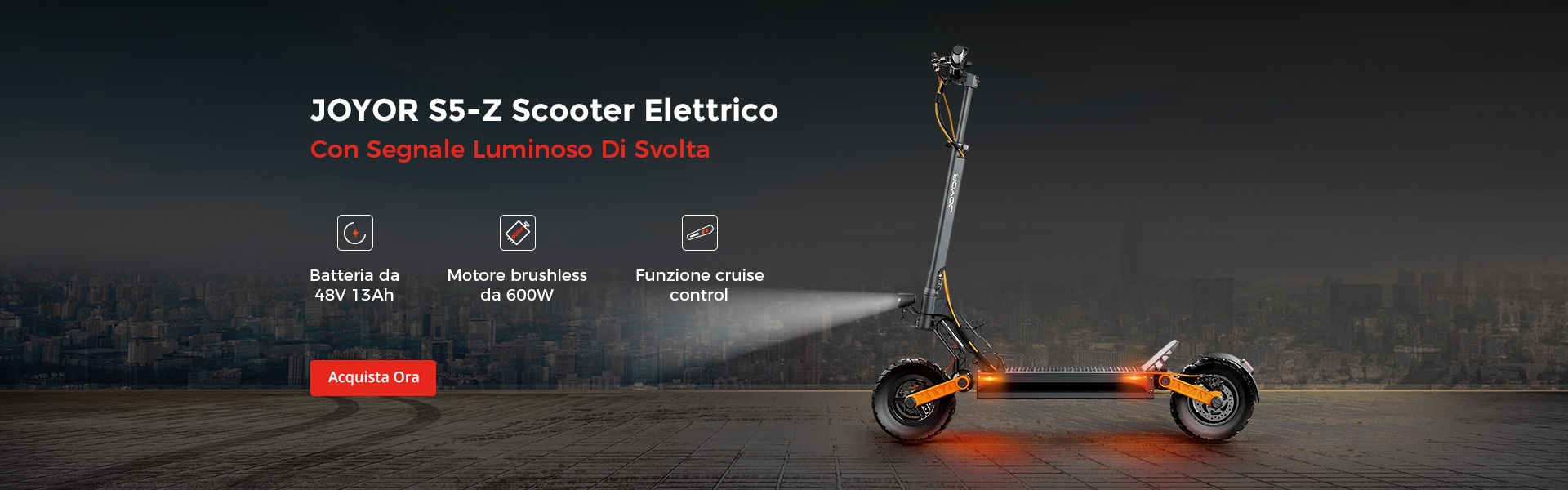 JOYOR S5-Z Scooter Elettrico